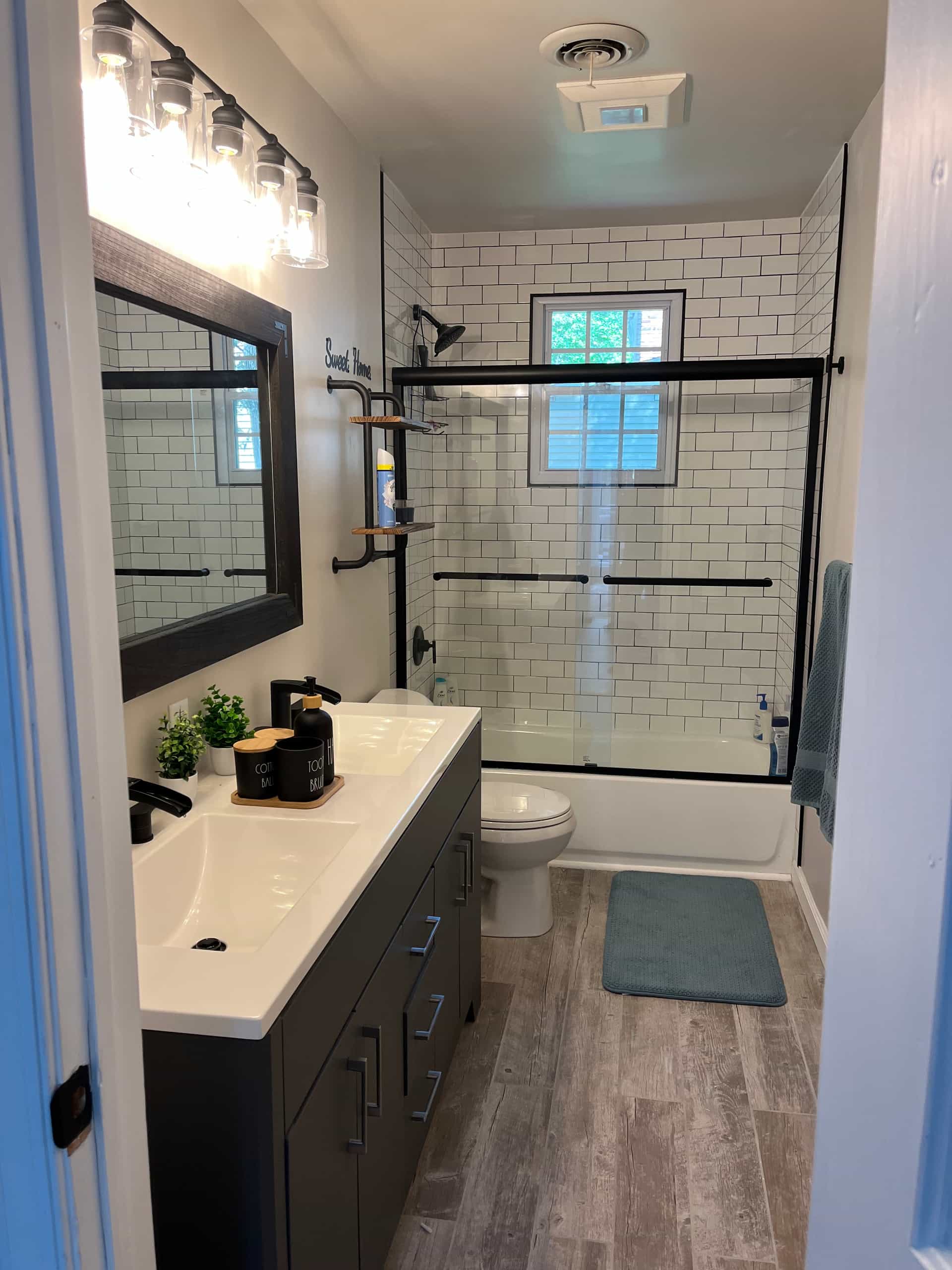 Closet to Full Bathroom Transformation - Custom Plumbing & Tile Work